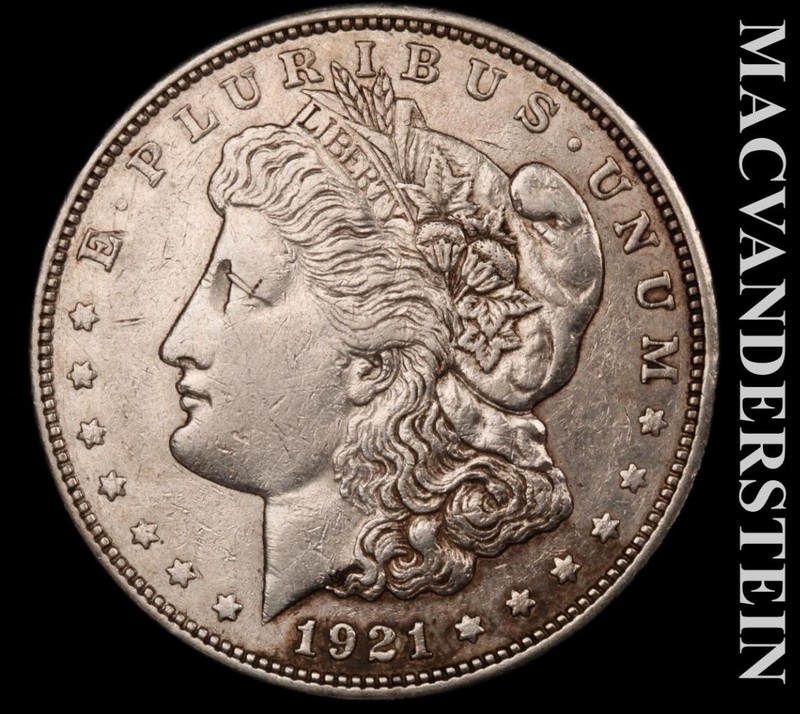 1921-D Silver Morgan Dollar - Scarce  Better Date  No Reserve  #L7730