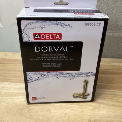 Delta 756505-CZ Dorval Wall Mounted Toilet Paper Holder - Champagne Bronze 