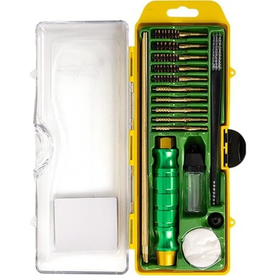 Remington Premier Universal Rifle Cleaning Kit, .22 & Larger, Brass #RURCK