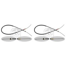 2x FEBI BILSTEIN Handbremsseil Seilzug Feststellbremse für Peugeot 206 CC 2D