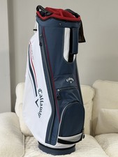 New 2023 Callaway CHEV 14 Way Golf Cart Carry Bag Red/White/Blue