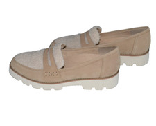 Vionic Women's 7 Cheryl Padded Insole Comfort Penny Loafers Tan Shearling