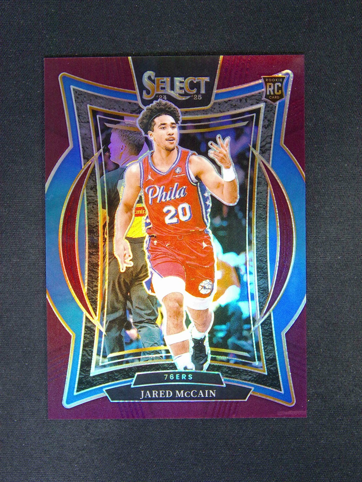 2024-25 Panini Select Jared McCain #82 RC Rookie Concourse Maroon /175