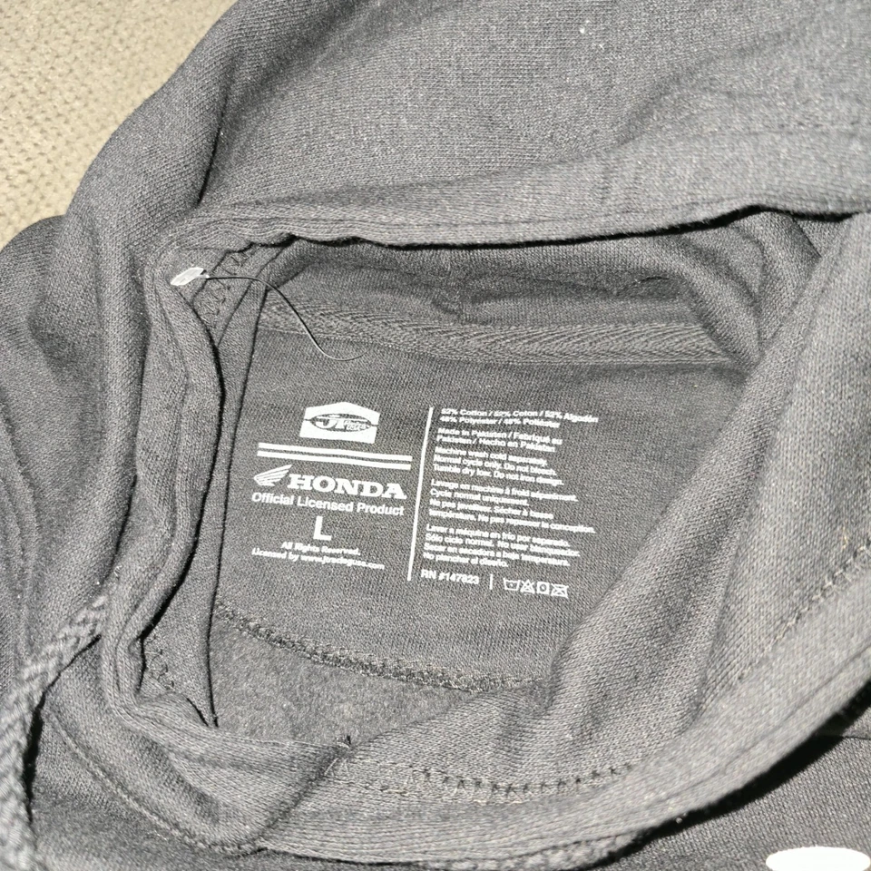 Sudadera con capucha HONDA JT Racing bandera de Estados Unidos para hombre talla grande Foto 2 de 4