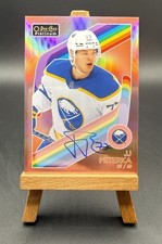 2024-25 O-Pee-Chee Platinum JJ Peterka Rainbow Retro Auto #R-40 (RC)
