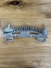 Port Gibson Miss Ms Vintage License Plate Tag Topper Old South History As Is Port Gibson Miss Ms Vintage License Plate Tag Topper Old South History As Is