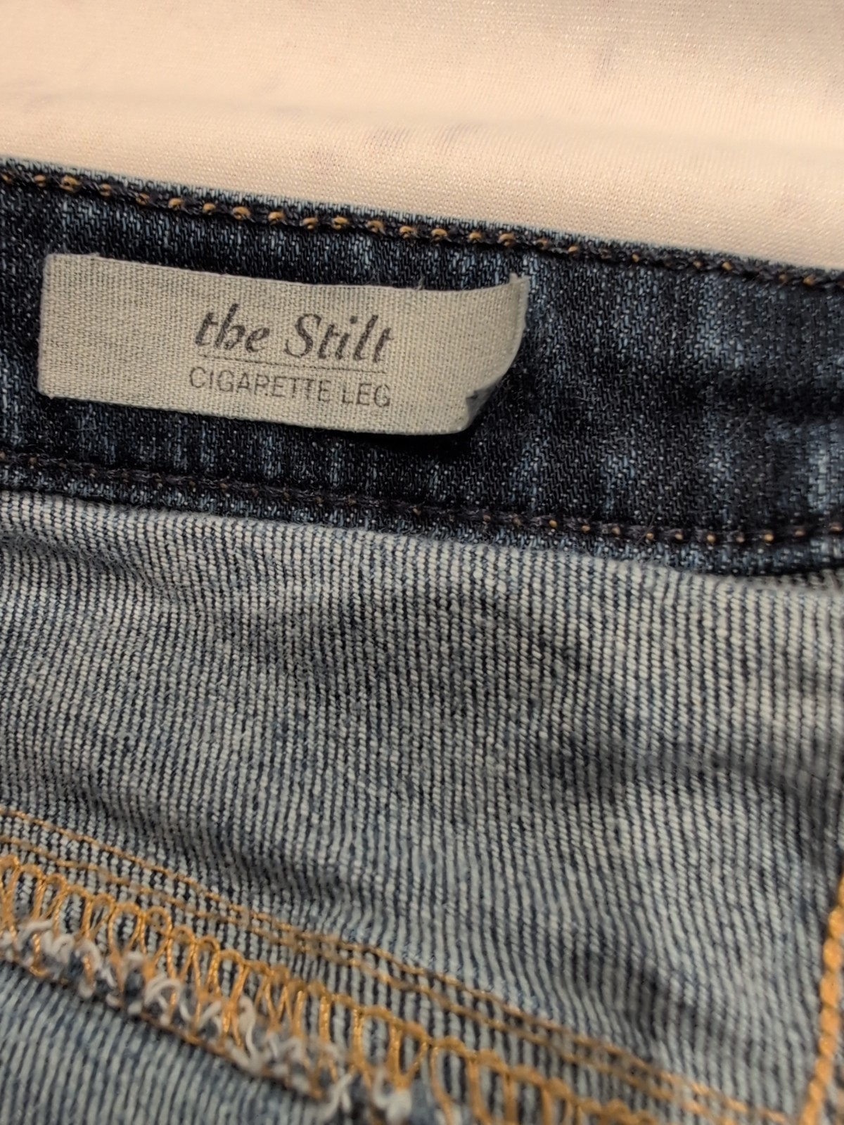 Women's Adriano Goldschmied "The Stilt Cigarette" Skinny Jeans Tg 25 Meas 27x29 thumbnail 11