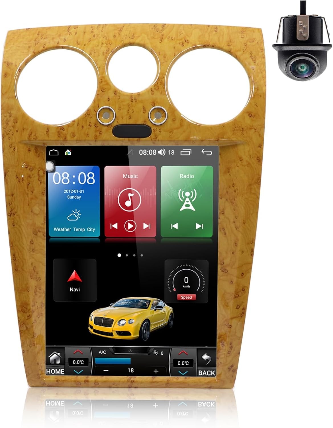 Upgrade Car Radio Tesla Screen Head unit for Bentley Continental GT 2004-2011