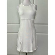 Tuckernuck Tnuck Sport White Cane Sleeveless Tennis Dress Size M/L