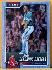 2026 Topps Series 1 Celebration Ceddanne Rafaela Sandglitter Boston Red Sox #101