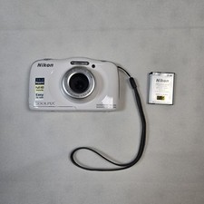 Nikon Coolpix W100 13.2MP Waterproof Underwater Camera White With 16gb Memory