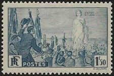 France 1936 Rassemblement pour la Paix 328 Neuf ** Sans Charnière