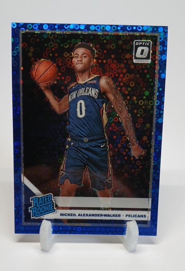 19-20 Optic Rated Rookie Nickeil Alexander-Walker #184 Blue Fast Break Prizm /50
