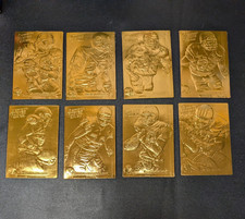 1992 Action Packed Football 24-KT Gold Mint Edition 8 Card Lot /500 No Dupes!