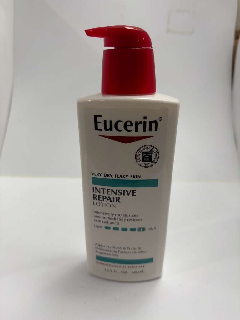 95 PACK LOT Eucerin Intensive Repair Very Dry Skin Lotion Fragrance Free 16.9oz