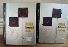 VINTAGE 1950'S KODAK PROFESSIONAL HANDBOOK PHOTOGRAPHY LOT OF 2 VOLUMES
