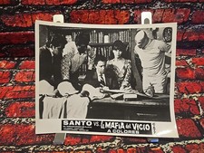 Original 1971 El Santo - Lucha Libre Movie Press Photo - Glossy - 8"x10"