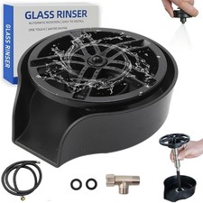 Glass Rinser for Kitchen Sink, High Pressure 360 Degree Rotating Glass Rinser...