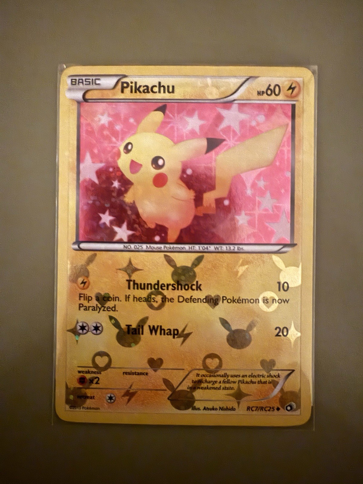 Pokémon Pikachu RC7/RC25 Legendary Treasures Radiant Collection Lightly Played