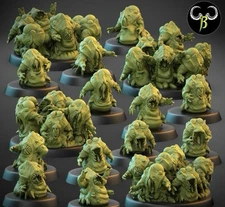 Plague Demon Wormling Swarm Fantasy Tabletop Miniature
