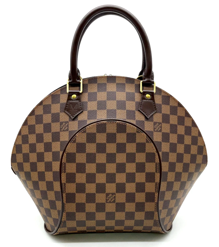 Auth Louis Vuitton Damier Ebene Ellipse MM N48067"M"initial HandBag W/B SK100553 - Image 2 of 4