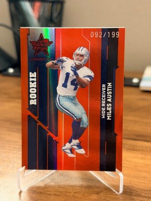 2006 Leaf Rookies & Stars Longevity Ruby /199 - Miles Austin #213 (RC)