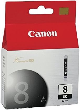 Canon No. 8 Black Ink Cartridge (Chromalife 100 Inks, CLI-8BK) - Picture 1 of 3