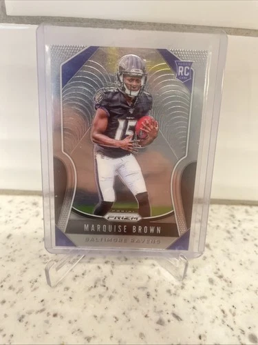 2019 Panini Prizm Marquise Brown RC #341 Silver Refractor Rookie SP