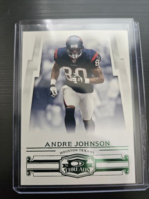 2007 Donruss Threads Century Proof Green 142/200 Andre Johnson #82 HOF