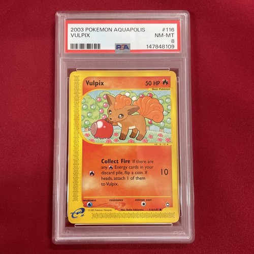 Vulpix graded PSA 8 for sale on eBay