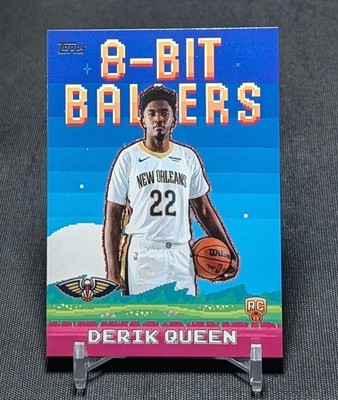 Derik Queen 8-Bit Ballers Rookie 2025/26 Topps Basketball Card #8B-39 Pelicans