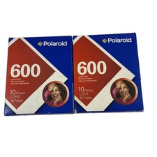 Polaroid 600 Instant Film 10 Photo Pack Expired 2009 New Sealed Old Stock X2