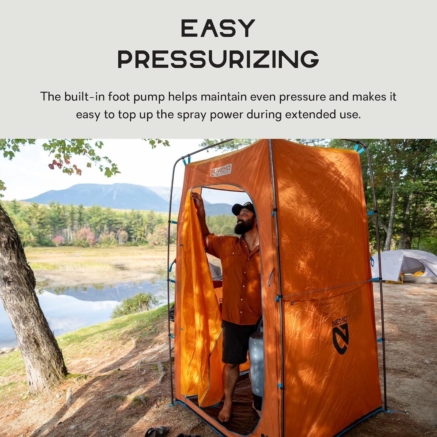 NEMO Equipment Helio Portable Pressure Camp Shower