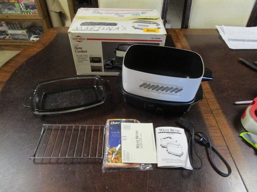 Vintage West Bend 84606 slow cooker 6qt with box