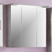 Spiegelschrank Badezimmer Grau Spiegel Wandschrank HäNgeschrank Led Beleuchtung