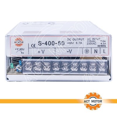 100W 24V Schaltnetzteil S-400-60 input 115-230VAC 2A   Effizienz Industrie