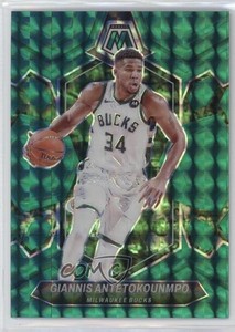 2023-24 Panini Mosaic Teal Mosaic Prizm /75 Giannis Antetokounmpo #77