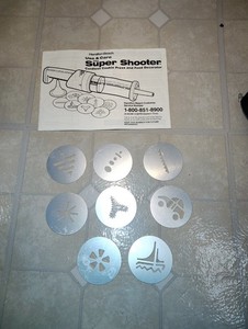 Hamilton Beach Super Shooter Cookie Press Set of 8 discs