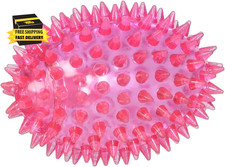   3.5  Spiky Squeaker Football Dog Toy - Small, Cleans Teeth and Promotes Good D