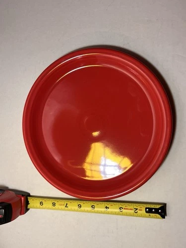 FIESTAWARE SCARLET RED HOMER LAUGHLIN FIESTA 10.5" DINNER PLATE