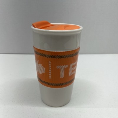 Starbucks Pumpkin Spice Latte Mug Team PSL Ceramic Travel Tumbler Cup 10 oz