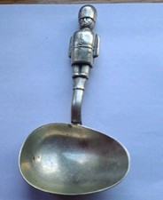 Rare EPNS Soldier Caddy Spoon RD 723041.