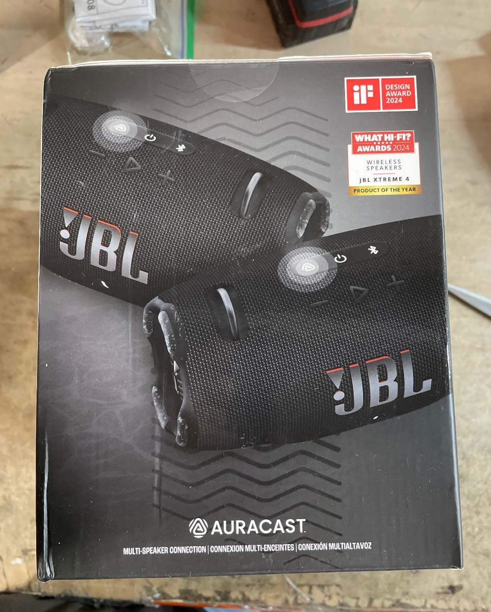 JBL Xtreme 4 Black Portable Waterproof Bluetooth Speaker for sale