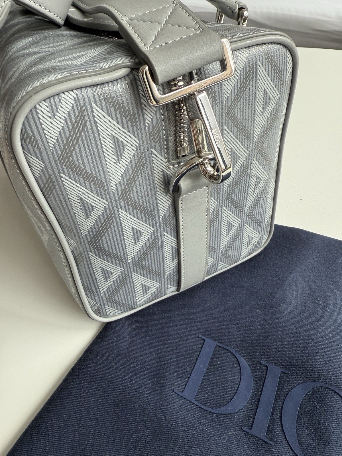 Dior Lingot 26 Bag In Gray CD Monogram image 6