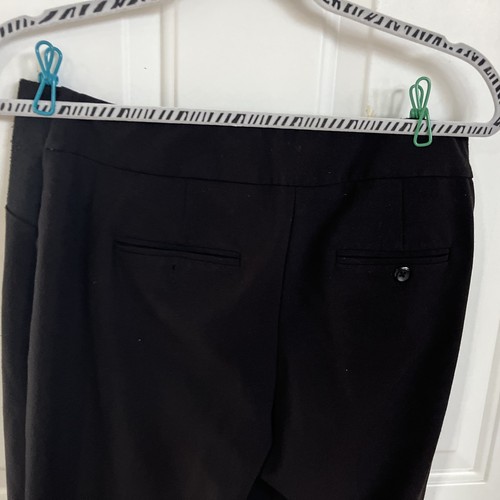 Briggs New York Pants Womens 8P. Black Dress Slacks Inseam 26. Waist 32 Cuff 16 - Picture 3 of 5