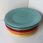 Fiestaware 8 Plate 10" Set Assorted Colors Original Homer Laughlin