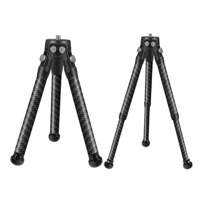 Professional Carbon Fiber Camera Mount With Extendable Legs 1/4 Thread
