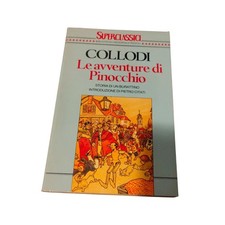 Libro vintage - Le Avventure di Pinocchio Collodi Biblioteca Universale Rizzoli