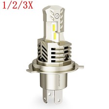 1/2/3X High Power H4 LED Headlight High Low Beam Bulbs7000LM Super Bright CANbus
