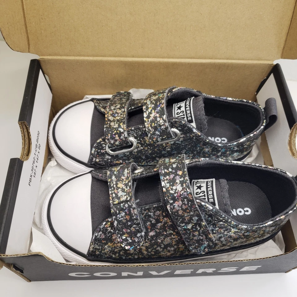 Converse Infantil Talla 8 CTAS 2V OX Materia Oscura Nuevo Con Etiquetas A09274C Foto 3 de 4